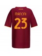 AS Roma Gianluca Mancini #23 Replika Hemmakläder Dam 2025-26 Kortärmad AS Roma Gianluca Mancini #23 Replika Hemmakläder Dam 2025-26 Kortärmad